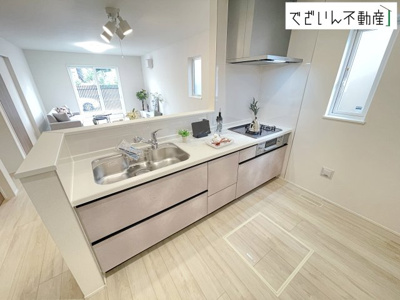 【キッチン】 | LIGNAGE久喜市伊坂南24-1期  新築住宅 | ≪7号棟≫
現地(2026年4月撮影)
