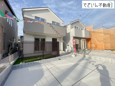 【外観】 | LIGNAGE久喜市伊坂南24-1期  新築住宅 | ≪7号棟≫
現地(2026年4月撮影)