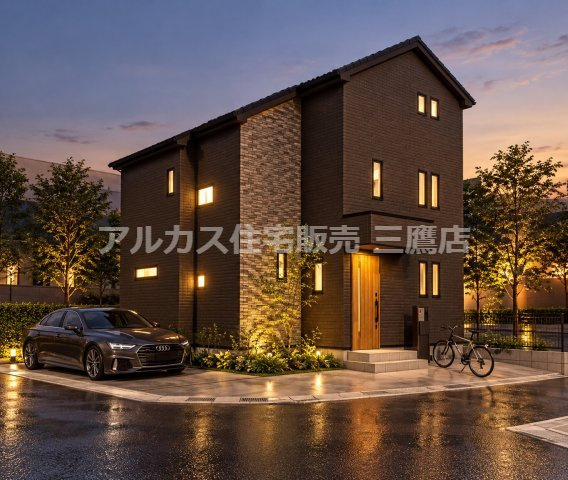 調布市深大寺元町４丁目 京王線 調布駅 新築戸建の外観パース
