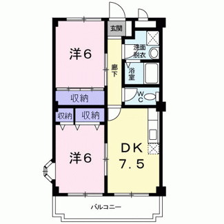 【間取り】 | イーストサイド６３