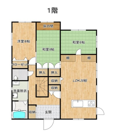 中百舌鳥町3丁　貸店舗事務所の間取り