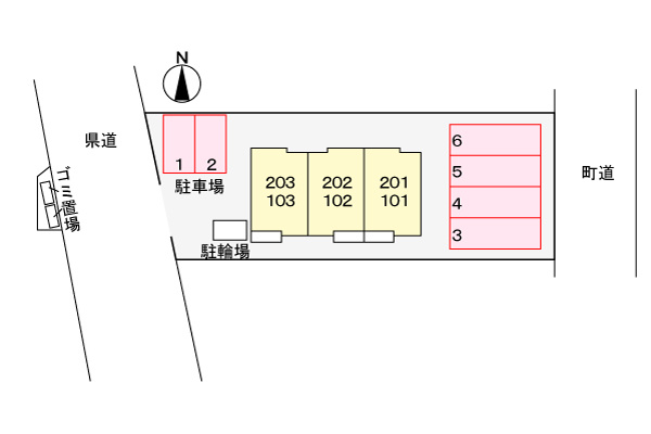 イノセントの区画図