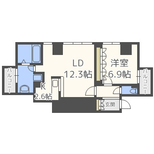 【間取り】 | アステリオ北堀江 ザ・メトロタワー
