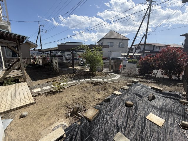 前橋市下大島町　中古住宅の庭|■南庭