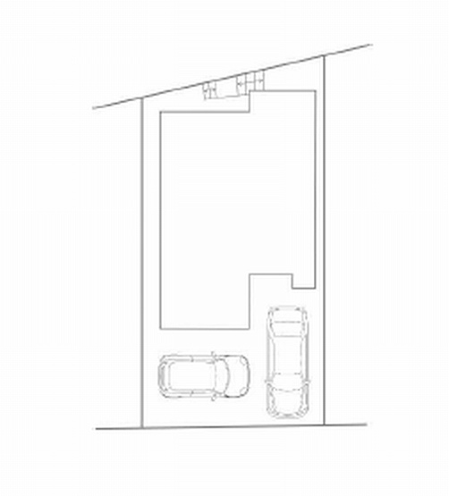 【区画図】 | 練馬区西大泉１丁目　中古戸建て | 駐車スペース2台確保（車種による）ご家族のマイカーも安心
