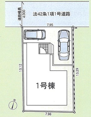 【区画図】 | 綾瀬市上土棚北第26 新築戸建 全1棟