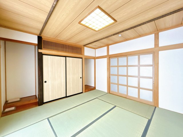 筑西市下岡崎2丁目の和室|落ち着いた雰囲気の和室は、家族でゆったり過ごしたい時にもぴったりな空間です！