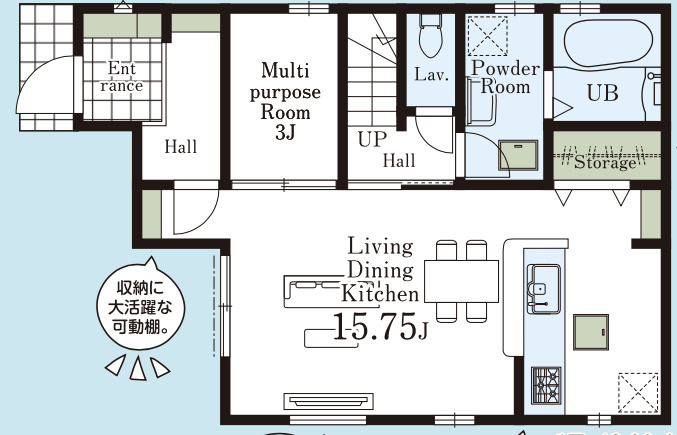 【仲介手数料無料】狭山市水野第１２期全１棟　狭山市の新築住宅なら西武ハウジング