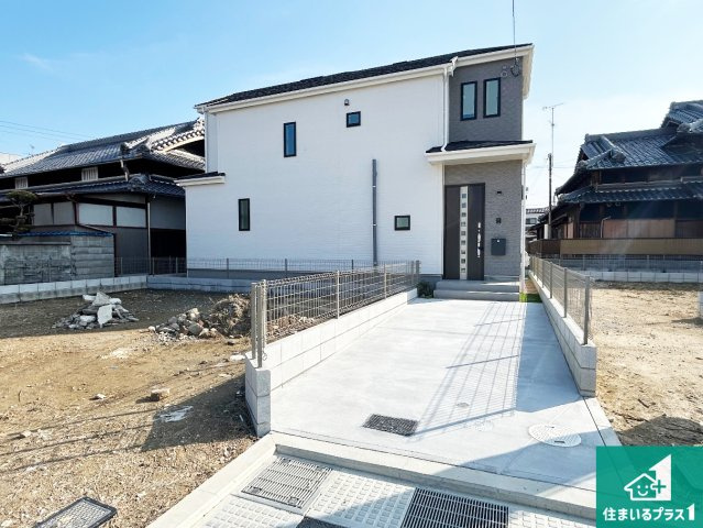 7(土)8(日)現地説明会　堺市美原区阿弥　限定1邸の外観|お客様に長く安心して住んでいだだける事にこだわった家づくり！住んでからのアフターサービスにもしっかりと取り組んでいます！