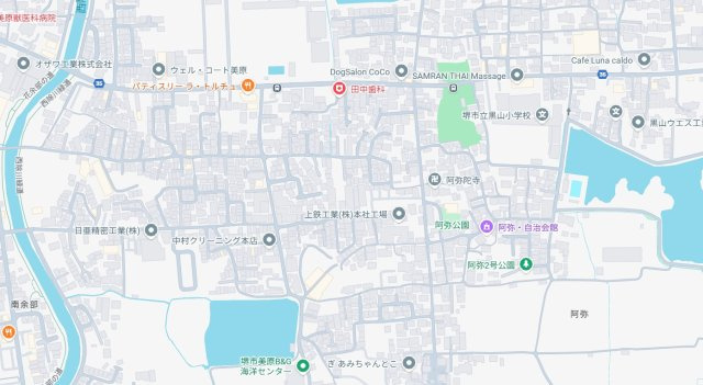 7(土)8(日)現地説明会　堺市美原区阿弥　限定1邸の地図