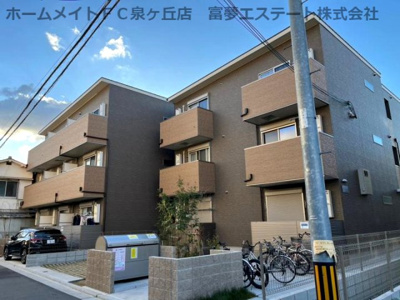 【外観】 | F＋style浜寺石津町西2号館 | 右側：Ⅱ番館　左側：1番館
