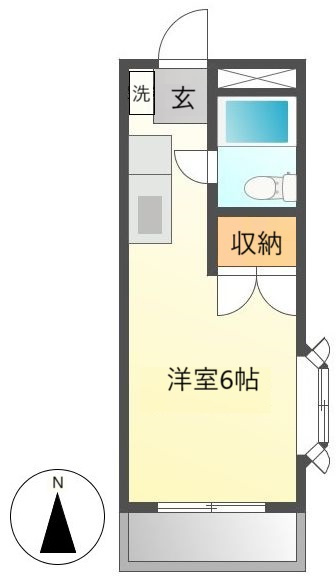 ドエル国立の間取り