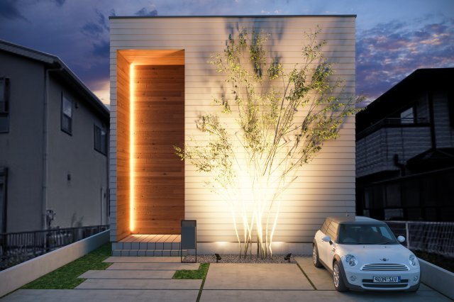 COLORSグリーンヒル　大津市一里山5丁目　限定1区画の外観パース|～施工事例～