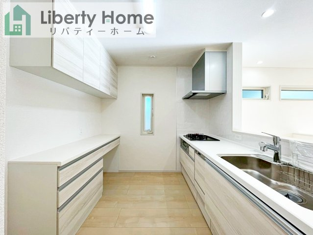 下妻市鬼怒　2号棟のキッチン