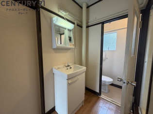 シンプルな洗面台