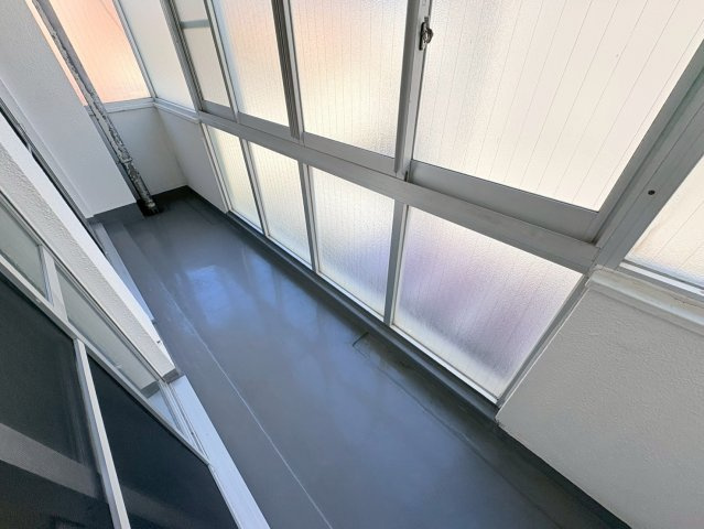 森南コーポのバルコニー