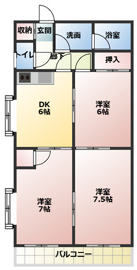GREEN VIRAの間取り