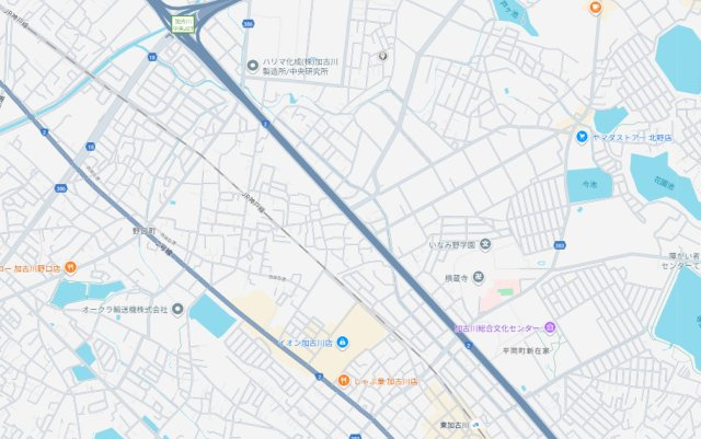 【地図】 | 加古川市野口町水足　土地