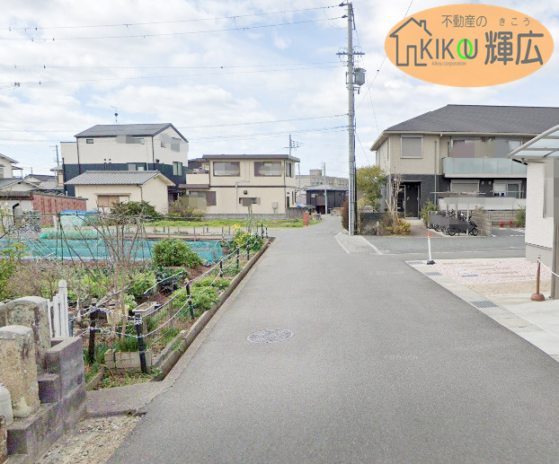【前面道路含む現地写真】 | 加古川市野口町水足　土地