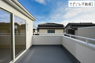 【バルコニー】 | Livele Garden.S久喜市栗原第2　新築住宅 | ≪3号棟≫
現地(2026年3月撮影)