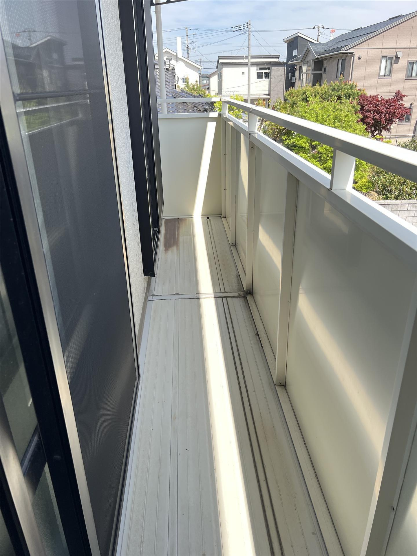 セジュール八橋Ｂのバルコニー