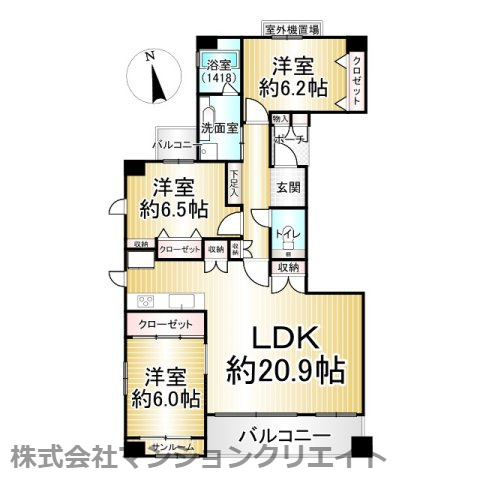 サーパス文京二丁目の間取り|現況と間取図が異なる場合は現況を優先とします。