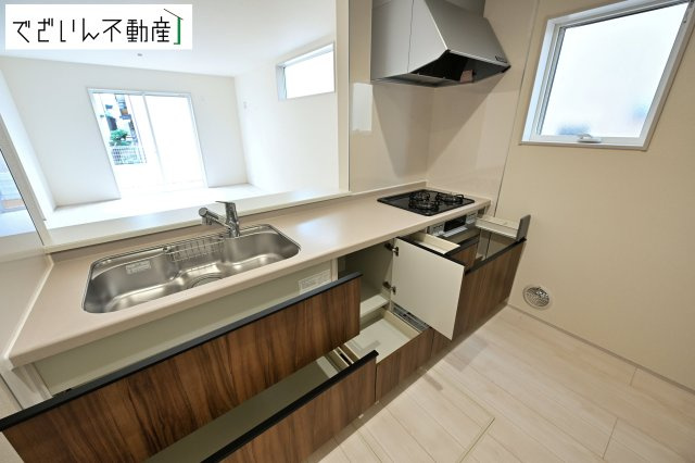 【キッチン】 | Livele Garden.S久喜市栗原第2　新築住宅 | ≪4号棟≫
現地(2026年3月撮影)
