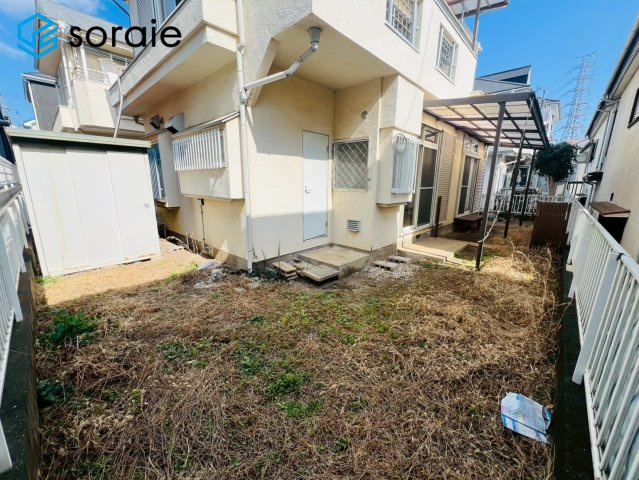 川越市むさし野　中古戸建ての庭|2月23日撮影