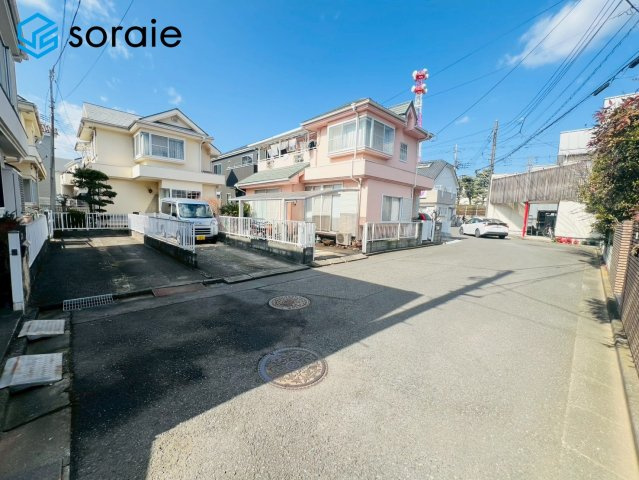 川越市むさし野　中古戸建ての前面道路含む現地写真|2月23日撮影