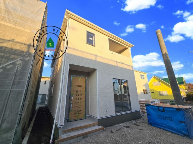 合志市須屋第18-3棟（2号棟）の外観|デザイン性のある外観です。