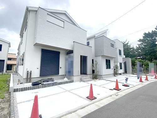 【仲介手数料０円】茅ヶ崎市柳島海岸　新築一戸建て　全19棟の外観|6-8号棟【仲介手数料０円】茅ヶ崎市柳島海岸　新築一戸建て　全19棟
