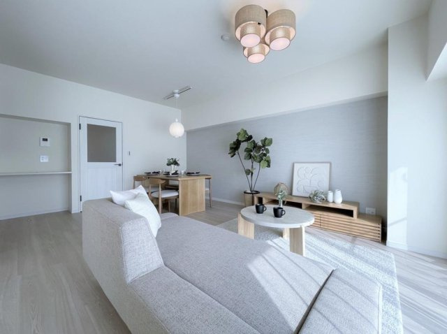 コンドミニアム港南台の居間・リビング