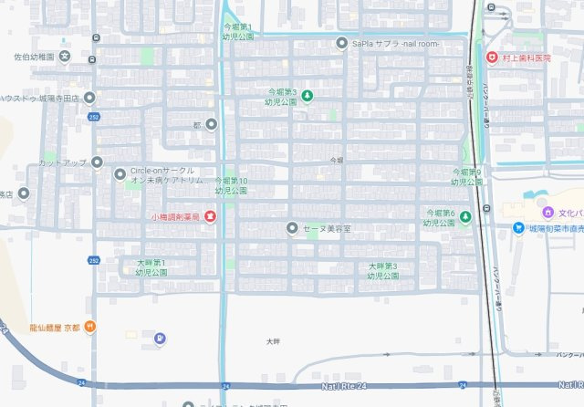 ★5(土)6(日)現地見学可能！★城陽市寺田今堀　限定1邸の地図
