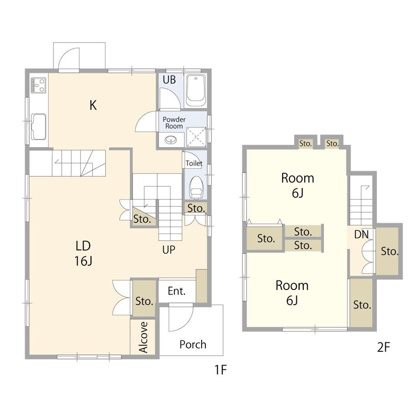【間取り】 | 伊東市川奈　戸建