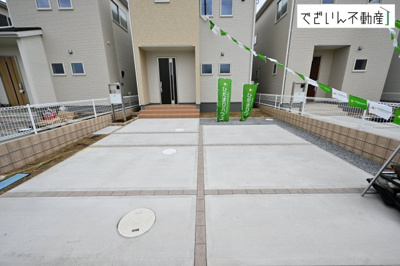 【駐車場】 | Livele Garden.S久喜市栗原第2　新築住宅 | ≪7号棟≫
現地(2026年3月撮影)