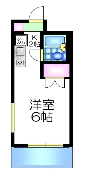 サンクレストの間取り|★角部屋２面採光★