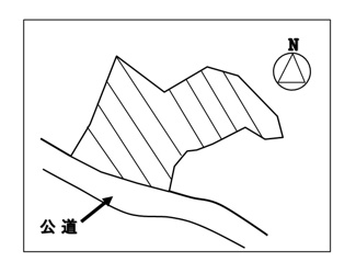 【土地図】 | 岡谷市川岸上３丁目　売地④ | 区画図