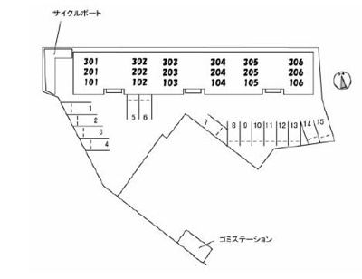 【区画図】 | フローレンス明日香 | 配置図