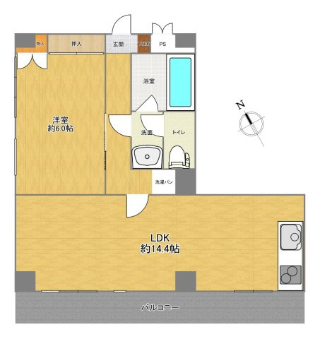 【間取り】 | MIO梶ヶ谷 | １LDK