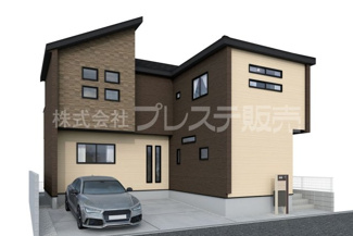 【完成予想図】 | 建物完成イメージ／ご内覧いただけるモデルハウスもあります♪※現地に係員は常駐しておりません。