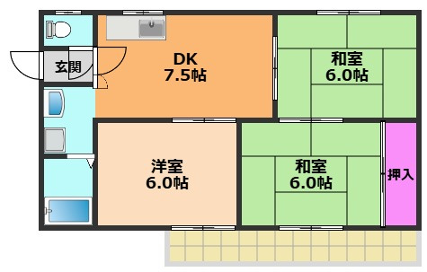 ジョリメゾンの間取り