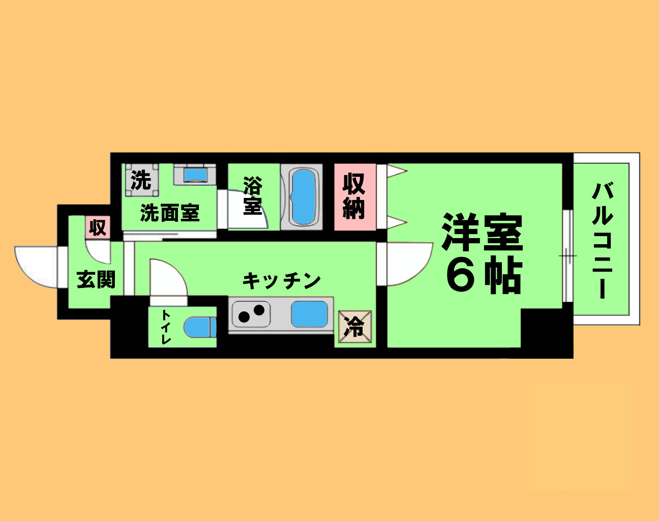 レガーロの間取り|同建物別室含む