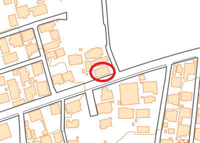 石巻市　S造一棟アパートの地図