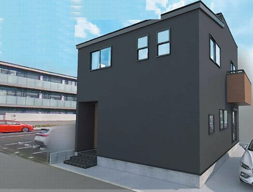 【外観パース】 | 【仲介手数料０円】厚木市水引2丁目　新築一戸建て　全2棟 | 【仲介手数料０円】厚木市水引2丁目　新築一戸建て　全2棟