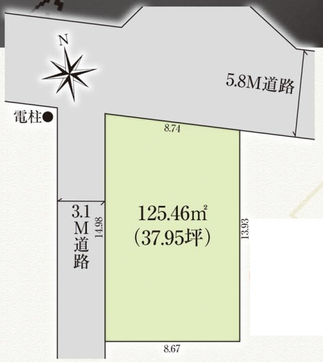 川島町上伊草11期　売地