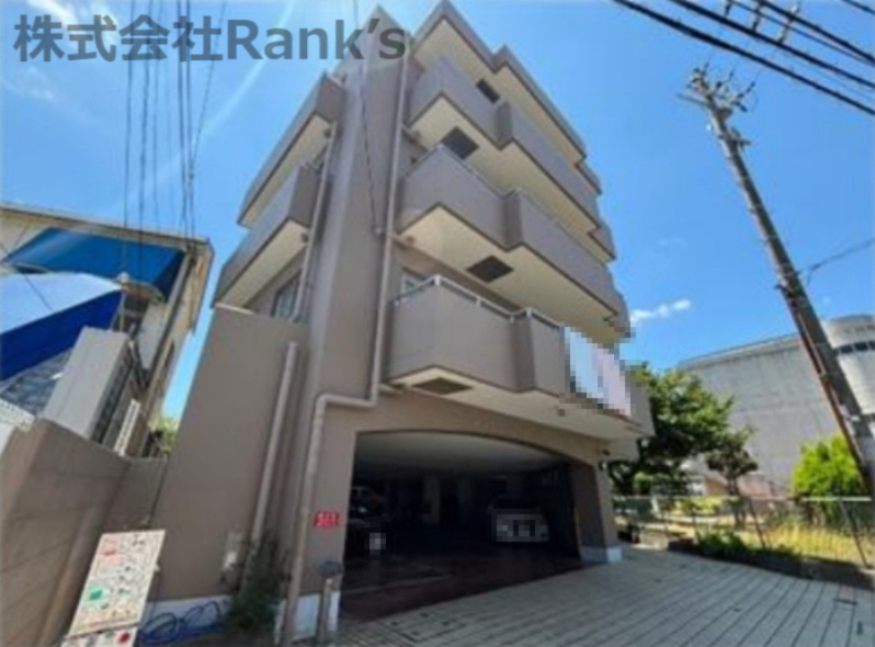 サンエクセル江井ヶ島の外観|6階建ての4階部分♪山電「江井ヶ島」駅は徒歩5分♪