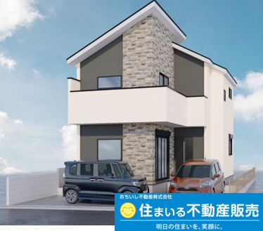 福岡市博多区浦田1期　1号棟の外観パース
