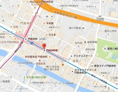 【地図】 | スパシエトラッド門前仲町