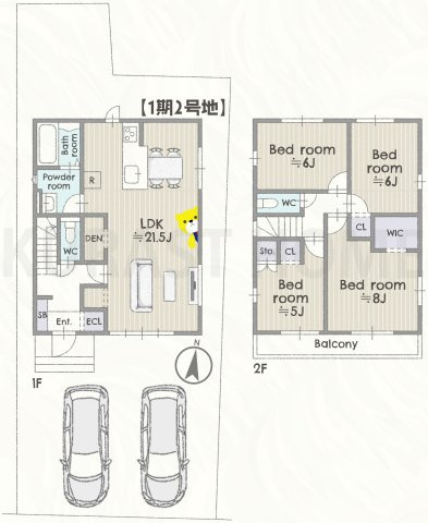 向日市鶏冠井町大極殿　新築戸建