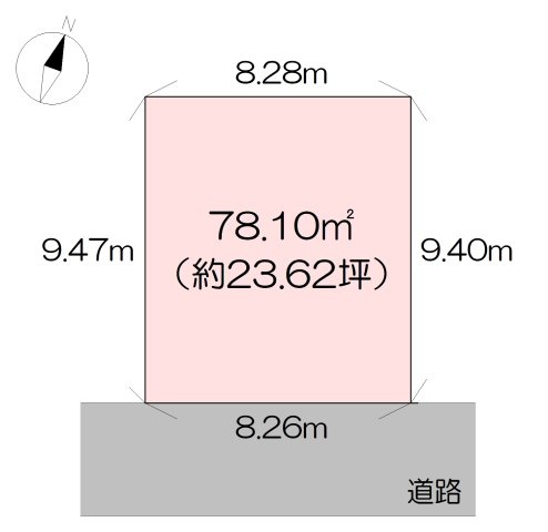 【土地図】 | 売地　高知市愛宕町4丁目　＠30万